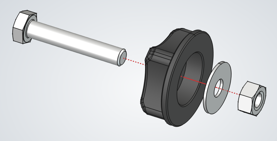 Stand Knob (x8) assembly