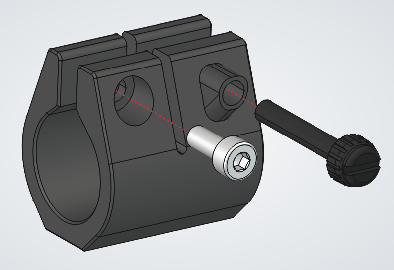 Tube Clamp (x3) assembly