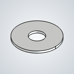 M8 washer 19mm wide thumbnail