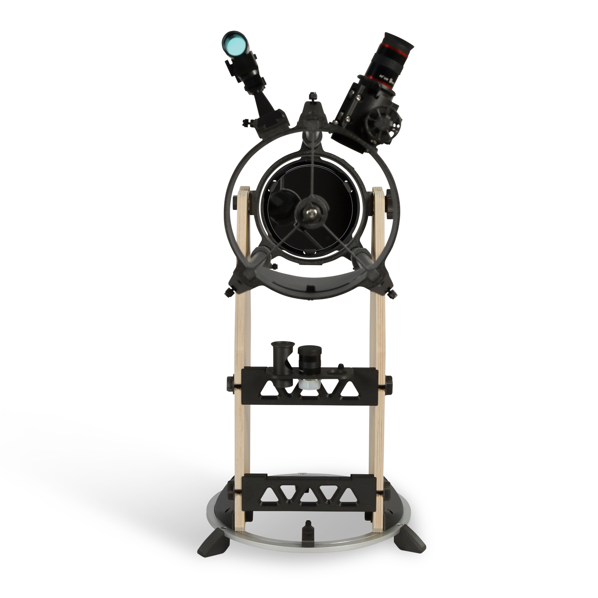 Front view of the Meridian C160 optical assembly